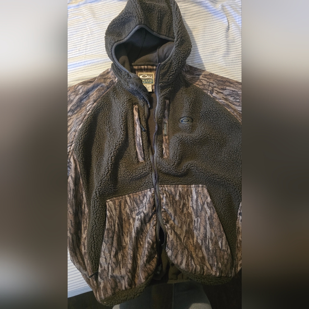 Drake Mossy Oak Bottomland Fleece Jacket